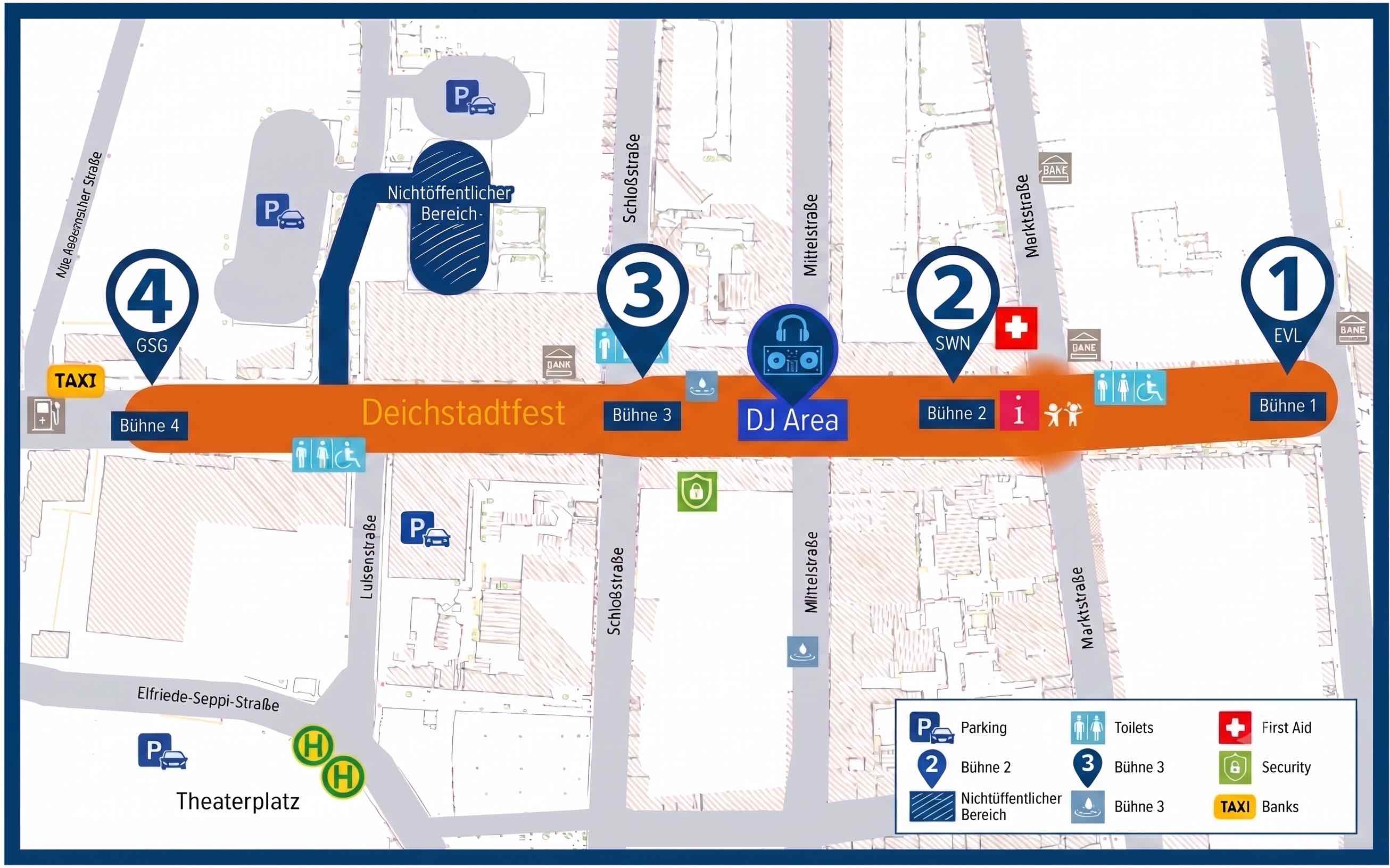 Lageplan Deichstadtfest 2026 Neuwied