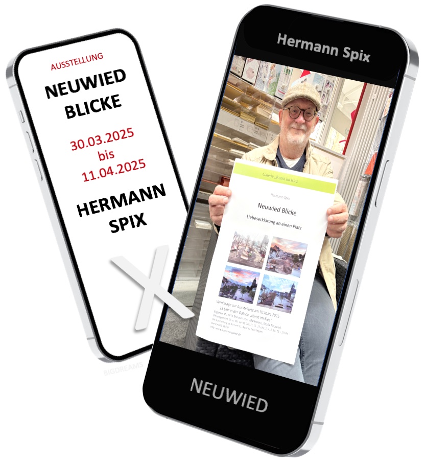 Hermann Spix Neuwied Blicke Ausstellung März 2025